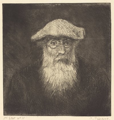 Self-Portrait, c.1890 by Camille Jacob Pissarro